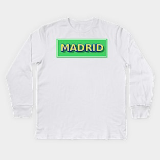 Madrid 3D Kids Long Sleeve T-Shirt